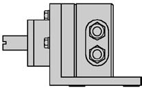 Make the cut-out or drill the holes in the item onto which the transmitter is to be mounted according to the corresponding drilling and cut-out diagram given in