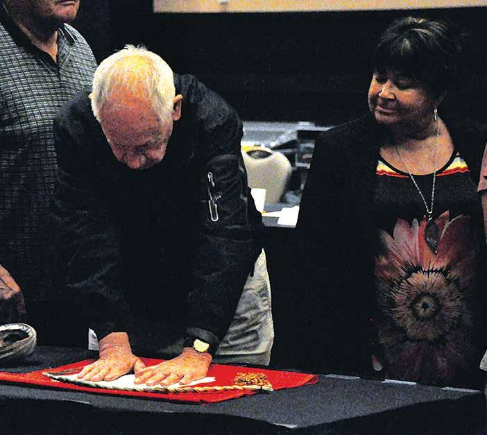 6 Ground-breaking Indigenous Knowledge Policy Launched Through Ceremony The NWMO is committed to interweaving Indigenous Knowledge into all aspects of work The ground-breaking Indigenous Knowledge
