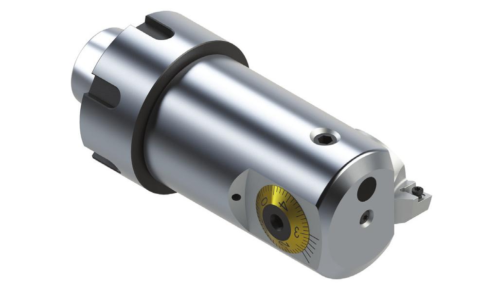 ER Fine Boring Heads ER fine boring heads have a fully ground taper to fit precisely into your ER25, ER32, or ER40 collet chuck to prevent movement.