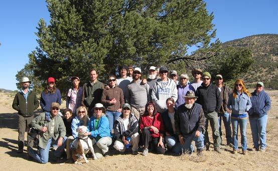 RECAP OF APRIL SERVICE PROJECT Cebolla Canyon - April 19-21, 2013 This spring marked AWF s thirteenth year working