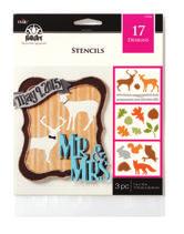 Value Pack Stencils 31060E Forest 7" x 10" Fun and functional