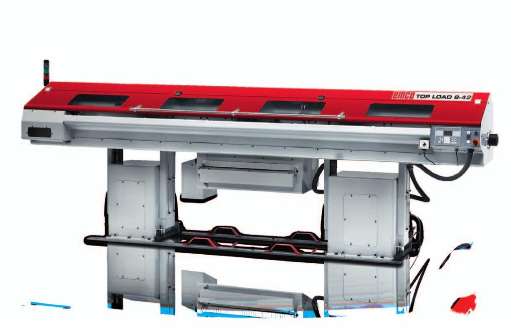 EMCO TOP LOAD. The premium class. Quality by the meter. The EMCO TOP LOAD series was designed to automatically load 3-meter long bar stock into EMCO machines.