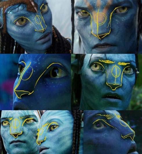 Nose Shape This is the hardest part because the Na'vi nose has a very unique look. Creating it depends on the angle of your picture.