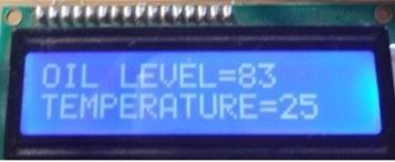 The measured values are send to the LCD and also to the zigbeetransmitter and are received by the zigbee receiver and displayed on a user interface screen created usingvisual basic.