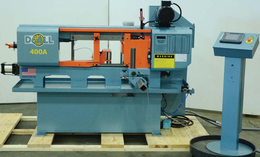 400 A General Purpose Saw DETAILED INFORMATION The 400A general purpose band saw is one of DoALL s introductory machines in the NEW StructurALL family of saws.