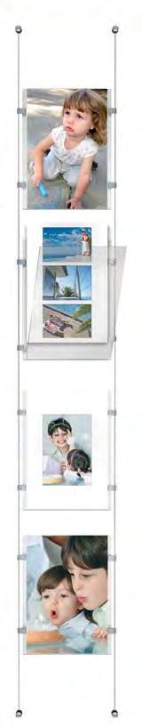 DISPLAY SYSTEMS DISPLAY IT ECONOMY / SOLO SET DISPLAY IT ECONOMY // AVAILABLE IN A3 / A4 / A6 DISPLAY IT SOLO SET Creating a photo wall with Display It Economy The Economy version of Display It