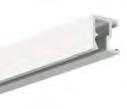 Contour Rail offers the solution: the rail can also be mounted to the ceiling using glue.