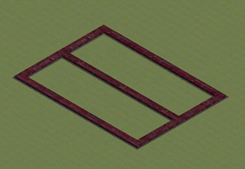 STEP 1 Foundation Preparation 1.1 Clear the area where you want to build the shed and layout for the foundation. Use the below illustration as a guide. 1.2 For the foundation, dig the trenches at least 1' wide and 1' deep.