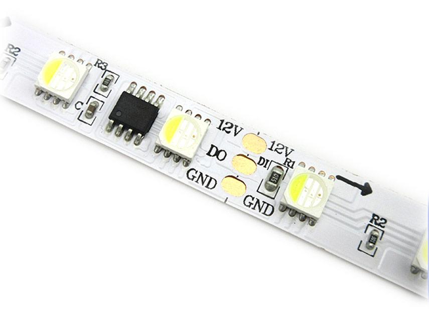 Product description TM1814 LED Strip use the FPCB (flexible printed circuit board ) to be assembly circuit boards, use SMD LED lights and components to be assembled, so that the thickness of the