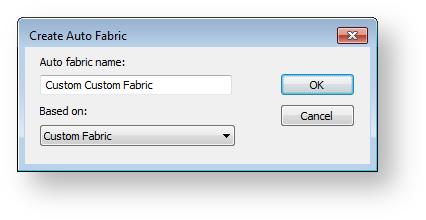 Select Software Settings > Manage Auto Fabrics.