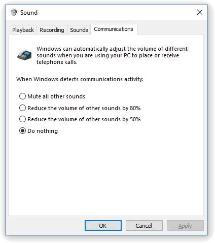 Frequently Asked Questions Why does the instructor voice mute or quiet sounds on my PC? This is a Windows Sound setting.