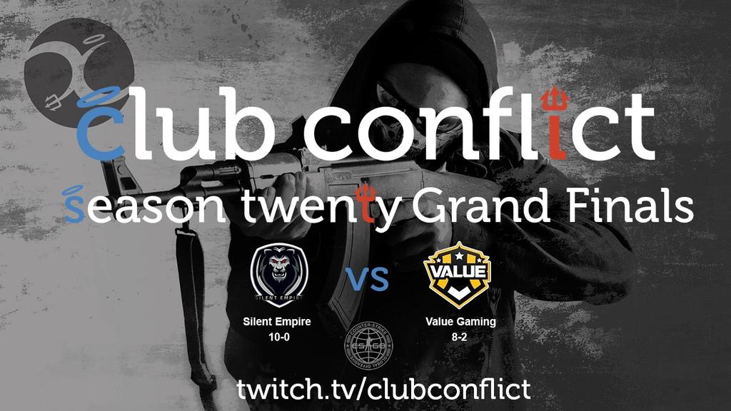 Matches Streamed on Twitch.TV Club Conflict CS:GO League Playoffs last (4) weeks in total.