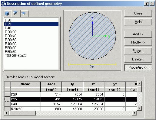 Object Geometry Manager All types of geometries can be drawn in Advance.