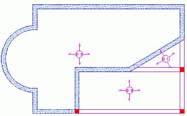Instructions The first column is now positioned. To create a copy 2 m in the Y axis direction, use the AutoCAD standard copy function. For this, use AutoCAD standard copy function. Click Copy.