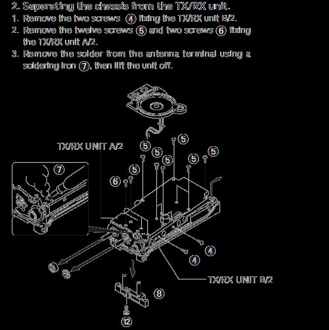 Detailed radio assembly and disassembly information can be found in the Kenwood service manuals.