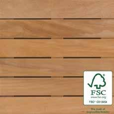 Bison FSC Garapa Wood Tiles Model: