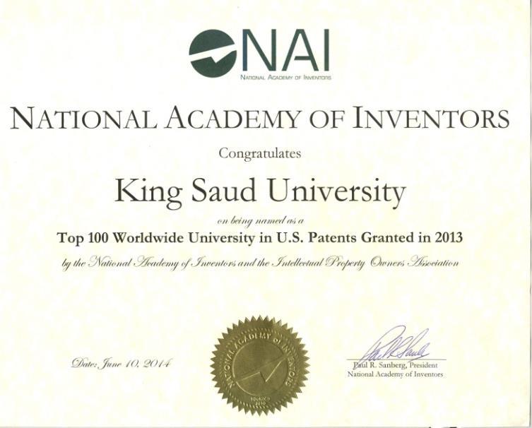 KSU In the Top 50 Worldwide Universities Granted