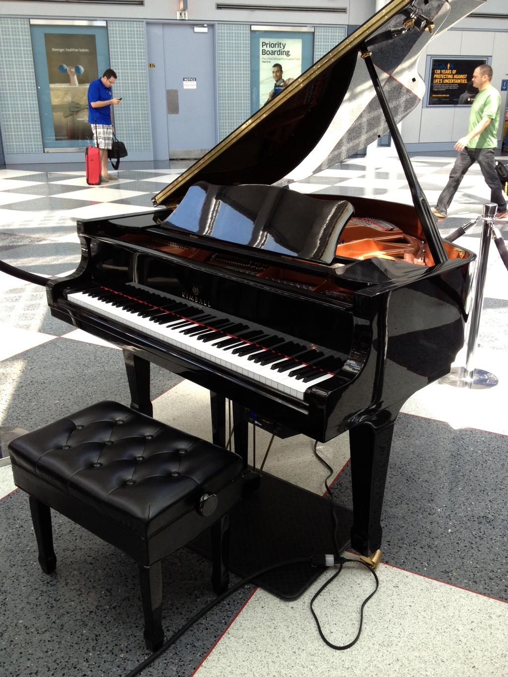 Chicago Airport 5/1/13 Kimbell Piano Kimball is an old American Brand name used by a now defunct US piano manufacturer.
