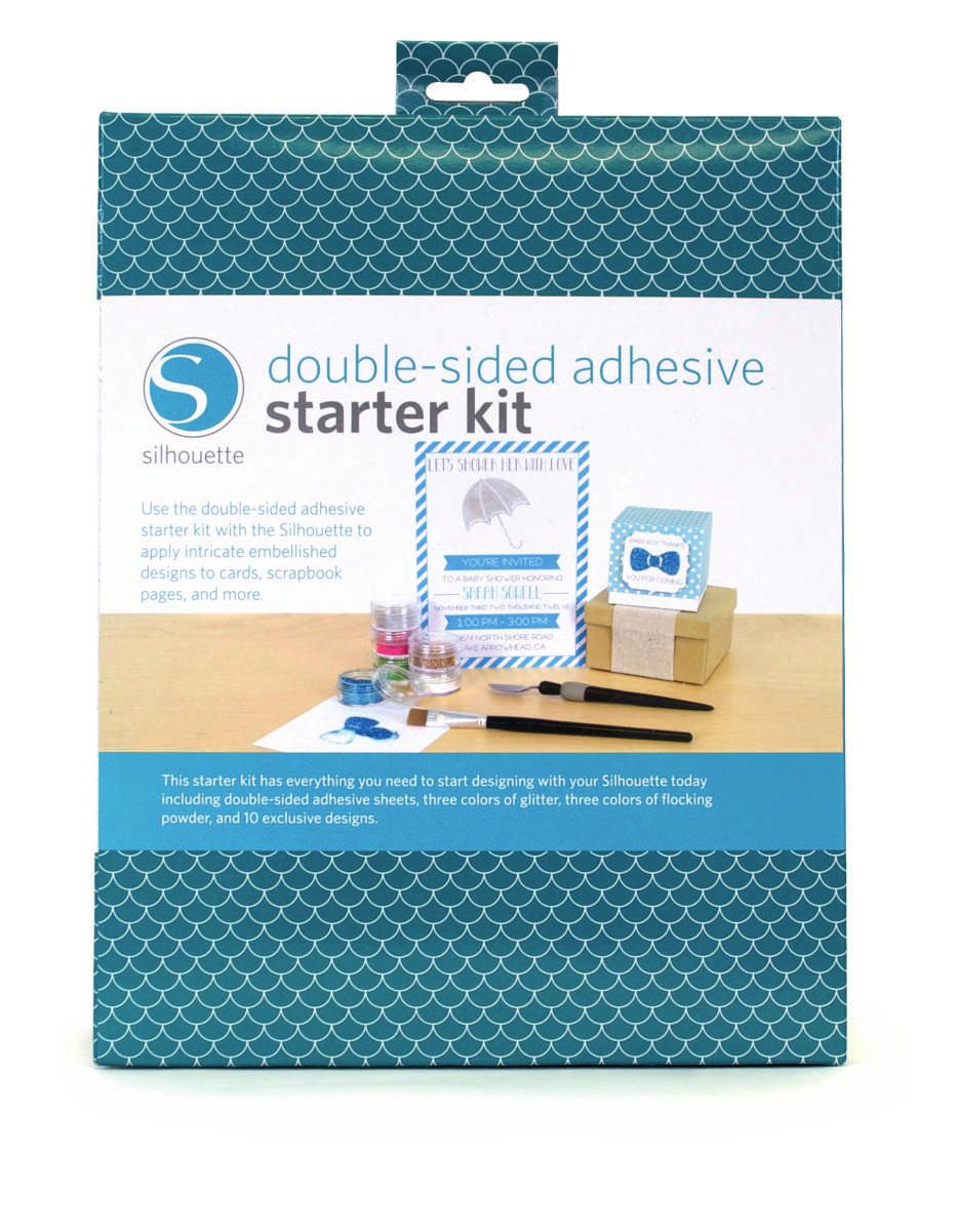 media: double-sided adhesive and glitter 31 30 silhouette 2015-2016 The