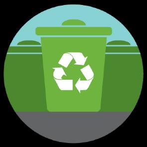 Preschoolers can help make signs for the recycling bins by placing alphabet stickers on construction paper. Include signs for paper, plastic, cans, and glass.