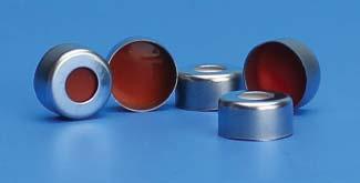 Poly Crimp TM seals are available in a variety of colors for easy sample identification.