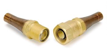 Features Connection system: screw-on Disconnection system: screw-on Shut off system: flat valve Connectability: both male and female couplings under residual pressure Disconnection under pressure: