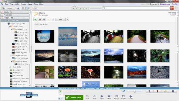 Importing Picasa can import for any device connected