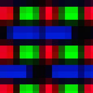 Figure 18 - This measurement image of OLED subpixels gives an example of a lowresolution/low-noise image (left) compared to a high-resolution/high-noise image