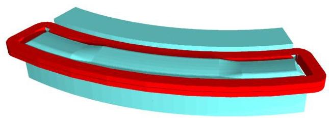 DA Ring Machine & Beam Parameters Combined-function type magnet (lower half) Beam orbit ρ Bending radius ρ 3.3 m Ring circumference C 0 37.7 m Maximum flux density B max 0.84 T (1.1 T) Accele.