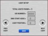 Only choose this option if you wish to allocate specific DMX addresses to each light.