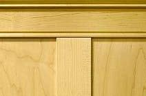 That s why other wainscoting manufacturers force you to use standardwidth panels to cover most of the wall, with partial panels cut to finish up at each end. Not us.
