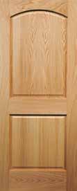 Raised Panel 3/4 Veneered Panel Hardwood Door Edges Flat