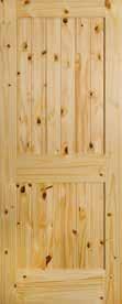 V-Groove Plank 3/4 Solid Wood Staved Panel (knotty pine)