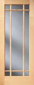 Compliment your panel doors with a Visions Glass Door, see