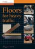 designfloor Floors for heavy traffic