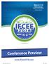 March Hilton Orlando Buena Vista Palace. Orlando, Florida. Conference Preview.  IFCEE 2018 Conf Preview-Final.
