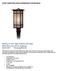 POST LIGHTING FOR COMMUNITY ENTRANCE: Delancy 17 1/2 High Outdoor Post Light $ (no tax & free shipping) Style # From LampsPlus.