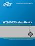 WT8000 Wireless Device