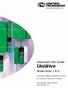 Unidrive. EF  Advanced User Guide. Model sizes 1 to 5. Universal Variable Speed AC Drive for induction and servo motors