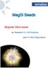 MagSi Beads. Magnetic Silica beads. and In-Vitro Diagnostics