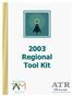 2003 Regional Tool Kit