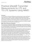 Practical enodeb Transmitter Measurements for LTE and TD-LTE Systems Using MIMO