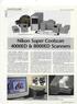 Nikon Super Coolscan 4000ED & 8000ED Scanners