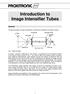 Introduction to Image Intensifier Tubes