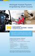Michigan Human Factors Engineering Short Course