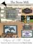 The Stone Mill SLATES CORIAN WOOD CERAMICS. Signs of All Kinds. Distinctive signs & accessories for the Home & Garden
