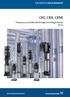 GRUNDFOS DATA BOOKLET CRE, CRIE, CRNE. Frequency-controlled Multistage Centrifugal Pumps 50 Hz