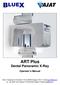 ART Plus Dental Panoramic X-Ray Operator s Manual