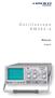 Oscilloscope HM Manual. English