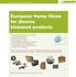 European Hemp fibres for diverse biobased products